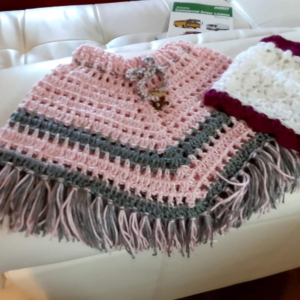 Hand crotchet blankets